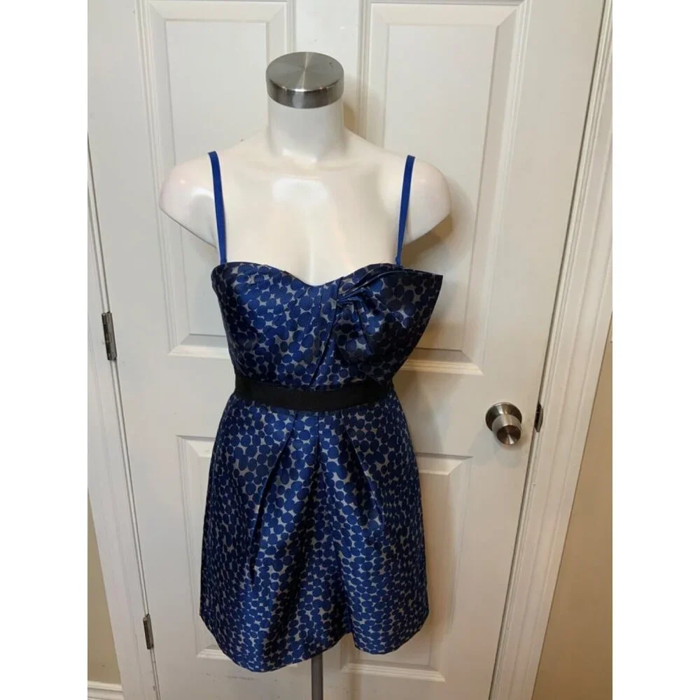 bcbg blue short dress Chiffon Shawl OS / ivory main image 0